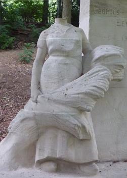 Monument Georges Eekhoud par Joseph Witterwulghe